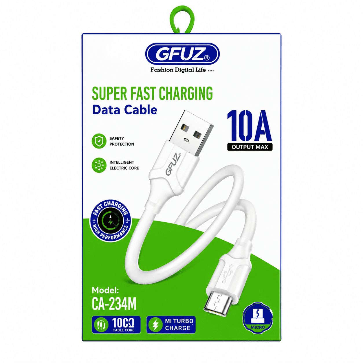 كابل بيانات شحن سريع GFUZ مايكرو USB CA-234M 10A